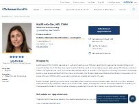 Website Screenshot Kaitlin Kellar, CNM, NP