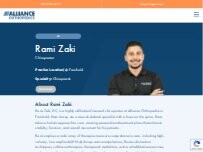 Website Screenshot Rami Zaki, DC