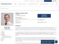 Website Screenshot Wilson Hannah, MD