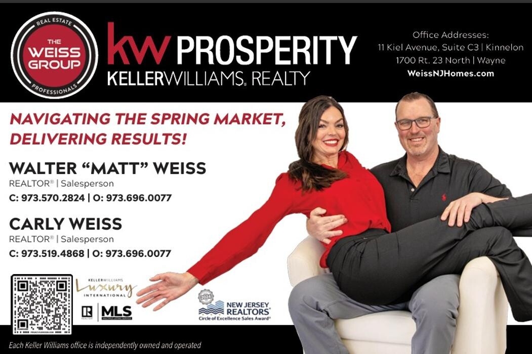 Images Walter "Matt" Weiss, The Weiss Group, Keller Williams Prosperity - Kinnelon