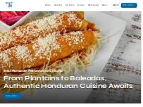 Website Screenshot Delicias El Catrachito