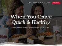 Website Screenshot Sake Express