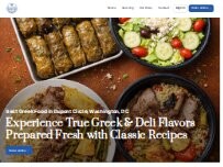 Website Screenshot Greek Deli & Catering