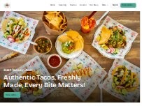 Website Screenshot Rico's Tacos - Adel