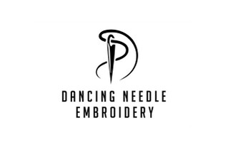 Dancing Needle Embroidery & Art Studio Logo