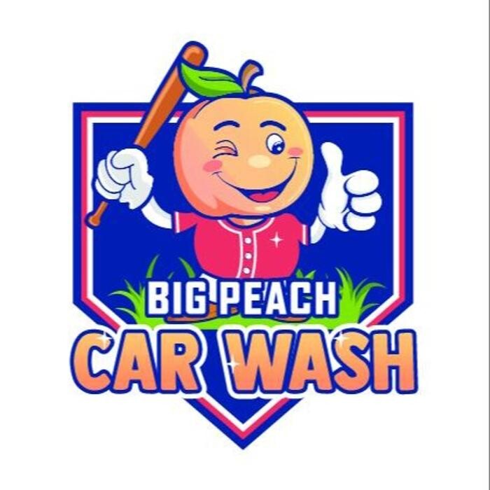 Big Peach Car Wash Logo