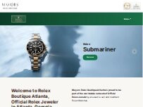 Website Screenshot Rolex Boutique Atlanta