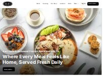 Website Screenshot Ashley's Cafe