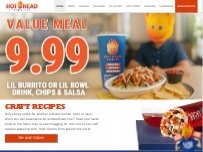 Website Screenshot Hot Head Burritos