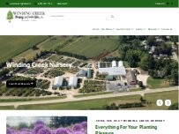 Website Screenshot Winding Creek Nursery & Garden Center Inc.