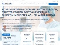 Website Screenshot Aisha Akhtar, MD, FCPS