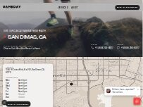 Website Screenshot Gameday Men's Health San Dimas, CA
