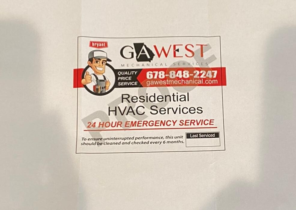 Images GA West Mechanical Services