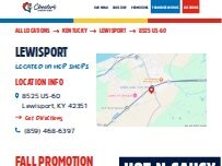 Website Screenshot Chester’s Chicken