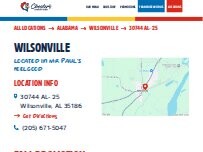 Website Screenshot Chester’s Chicken