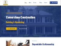Website Screenshot Cornerstone Construction