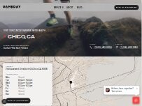 Website Screenshot Gameday Men’s Health Chico, CA