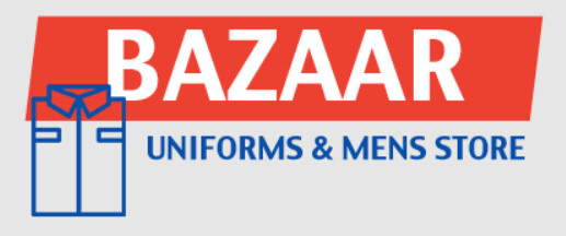 Bazaar Uniforms & Mens Store Logo