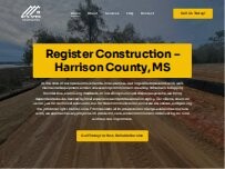 Website Screenshot Register Construction