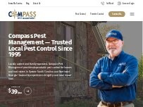 Website Screenshot Compass Pest Management