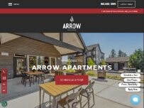 Website Screenshot Arrow Apartments