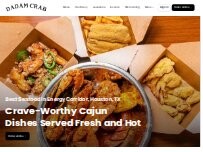 Website Screenshot DaDam Crab