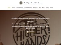Website Screenshot The Higher Hands - Handyman