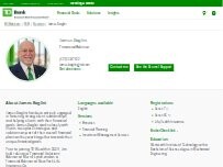 Website Screenshot James Baglini - TD Wealth Financial Advisor