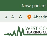 Website Screenshot West Coast Hearing Clinic, Part Of The Beltone Hearing Care Network