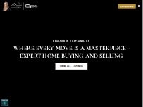 Website Screenshot Opt Real Estate, Jennifer Fidler