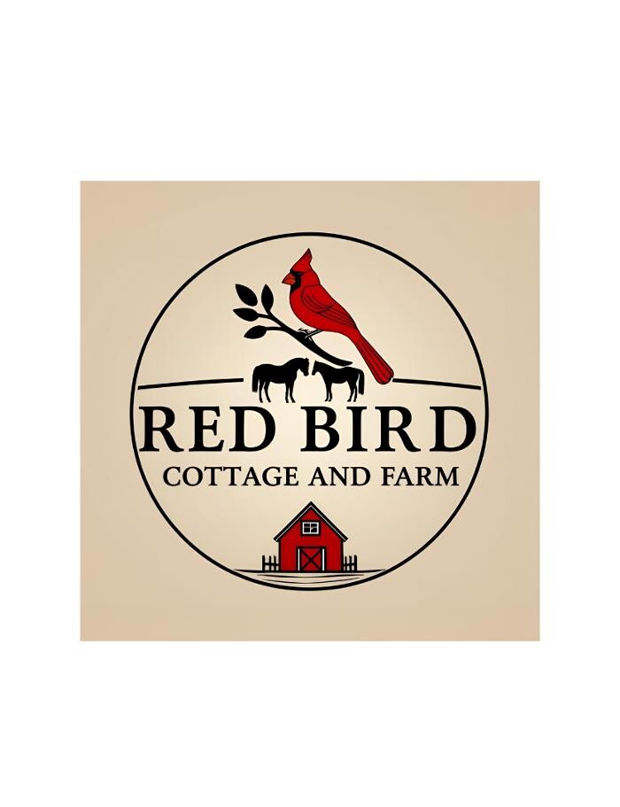 Redbird Cottage and Farm Logo