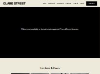 Website Screenshot Clark Street Bakery