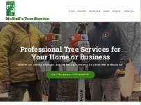 Website Screenshot McNeils Tree Service ISA Certified Arborist