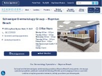 Website Screenshot Schweiger Dermatology Group - Boynton Beach