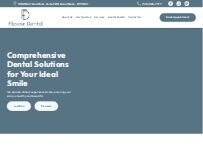 Website Screenshot Flower Dental