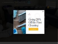 Website Screenshot Sparkling Clean Maid