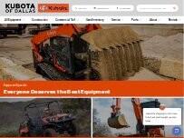 Website Screenshot Kubota of Dallas