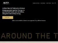 Website Screenshot Blatt Beer & Table