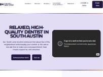 Website Screenshot Enamel Dentistry South Lamar