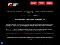 Website Screenshot Black Optix Tint