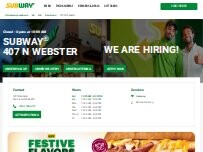 Website Screenshot Subway