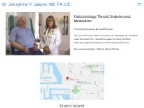 Website Screenshot Dr. Josephine V Jasper MD FACE