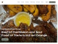 Website Screenshot Tasha's Caribbean & Soul Food Cuisine