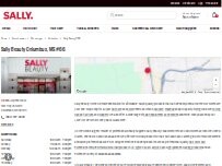 Website Screenshot Sally Beauty