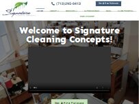 Website Screenshot Signature Cleaning Concepts