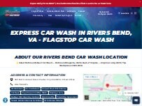 Website Screenshot Flagstop Car Wash