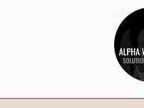 Website Screenshot Alpha Wound Care Solutions and Wellness, LLC