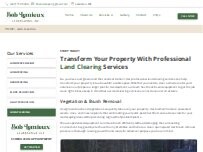 Website Screenshot Bob Lemieux Landscaping, Inc.