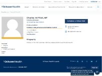 Website Screenshot Charles M. Fitch, NP