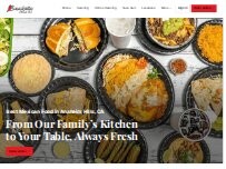 Website Screenshot Bandeño Mexican Food